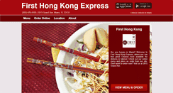 Desktop Screenshot of firsthongkongexpress.com